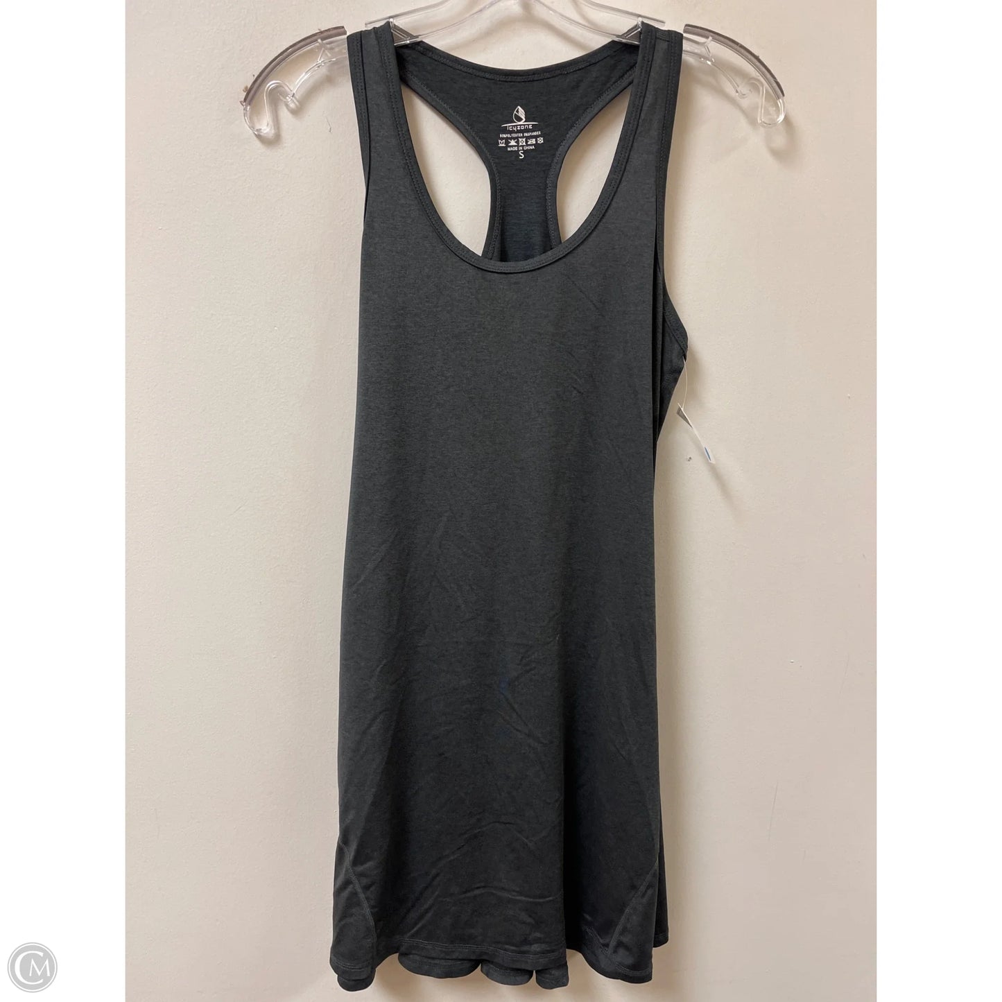 Athletic Dress By Icyzone In Grey, Size: S