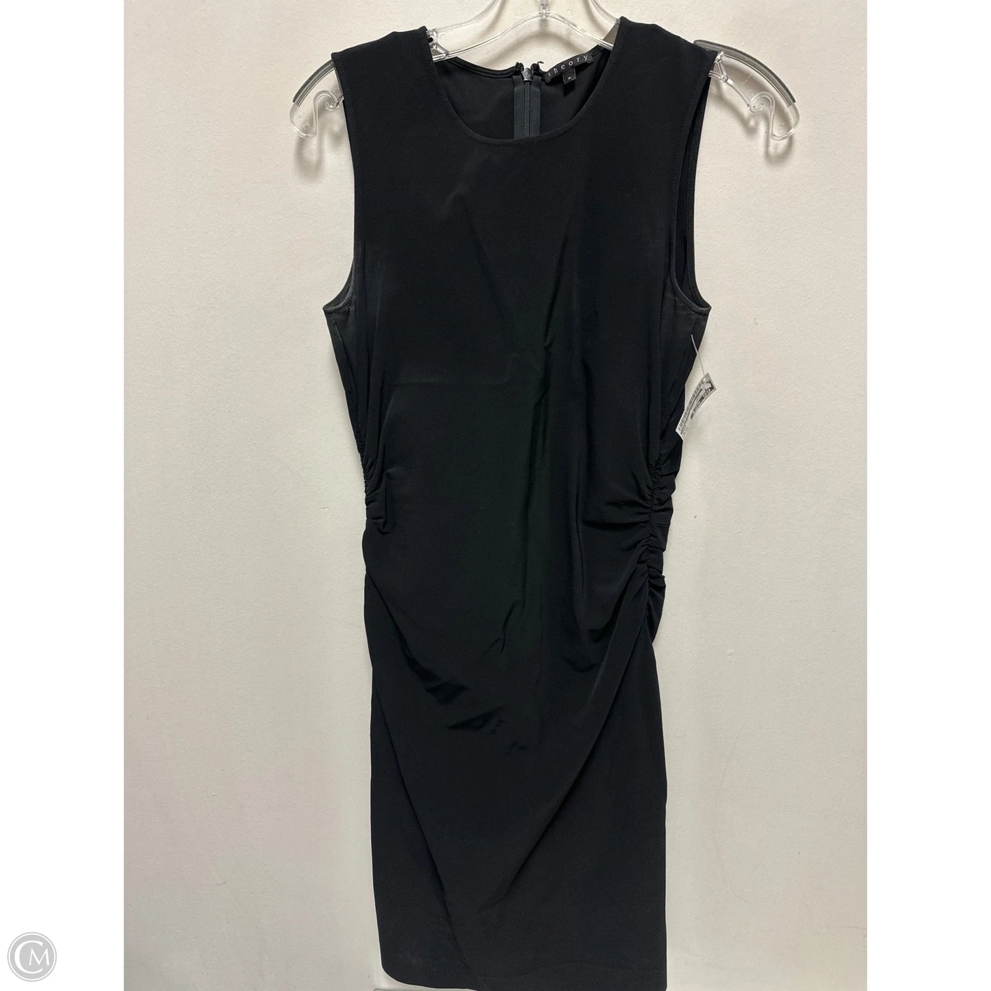 Dress Casual Midi By Theory In Black, Size: Xs