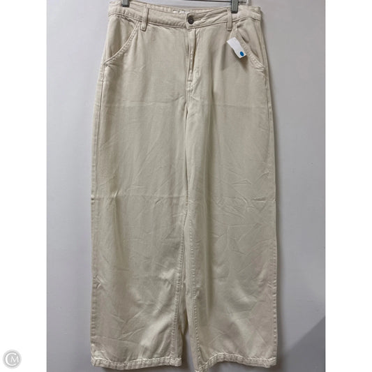 Jeans Wide Leg By Hidden In Cream, Size: 6