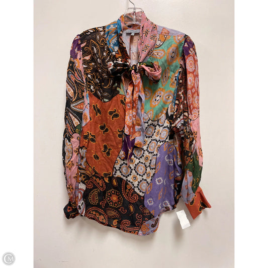 Top Long Sleeve By Conditions Apply In Multi-colored, Size: S