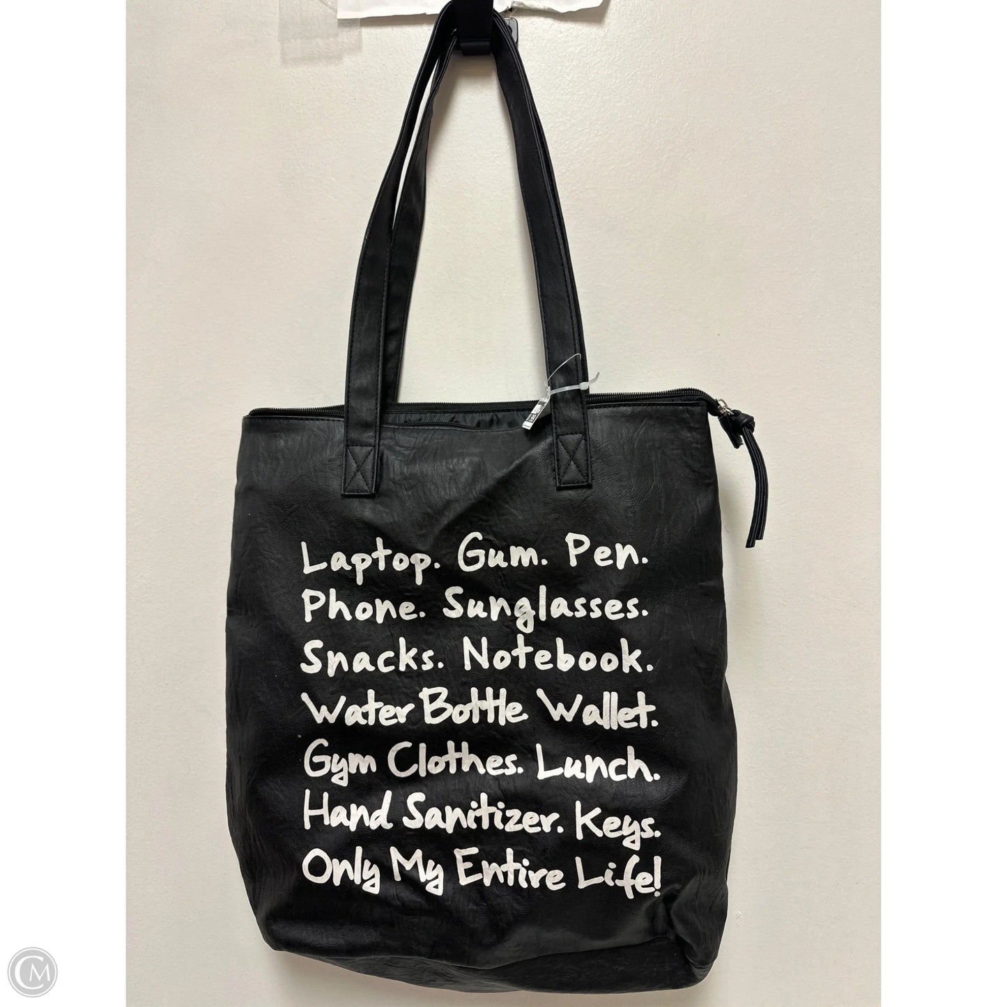 Tote By Clothes Mentor, Size: Large