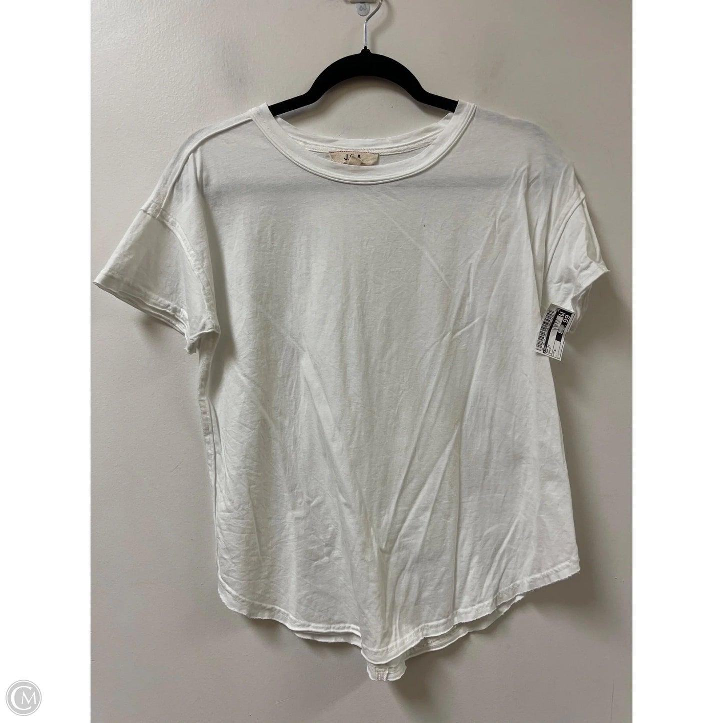 Top Short Sleeve By Joa In White, Size: S