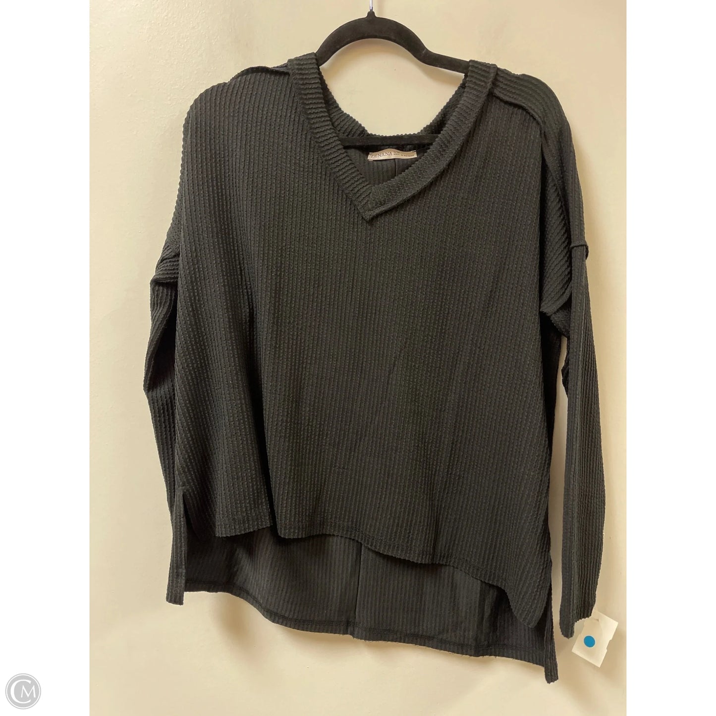 Sweater By Zenana Outfitters In Black, Size: M
