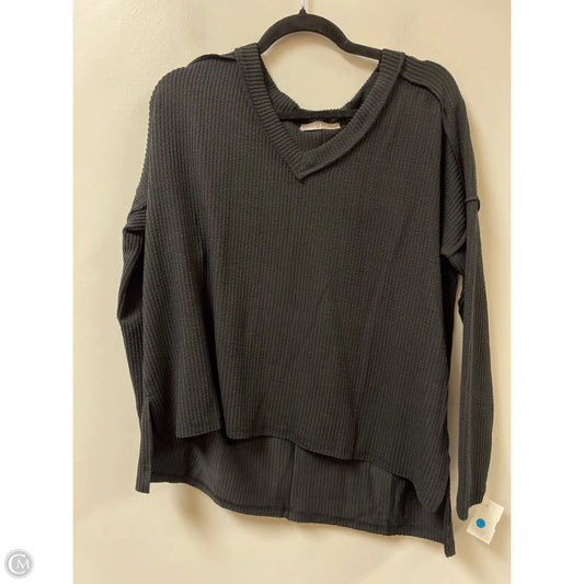 Sweater By Zenana Outfitters In Black, Size: M