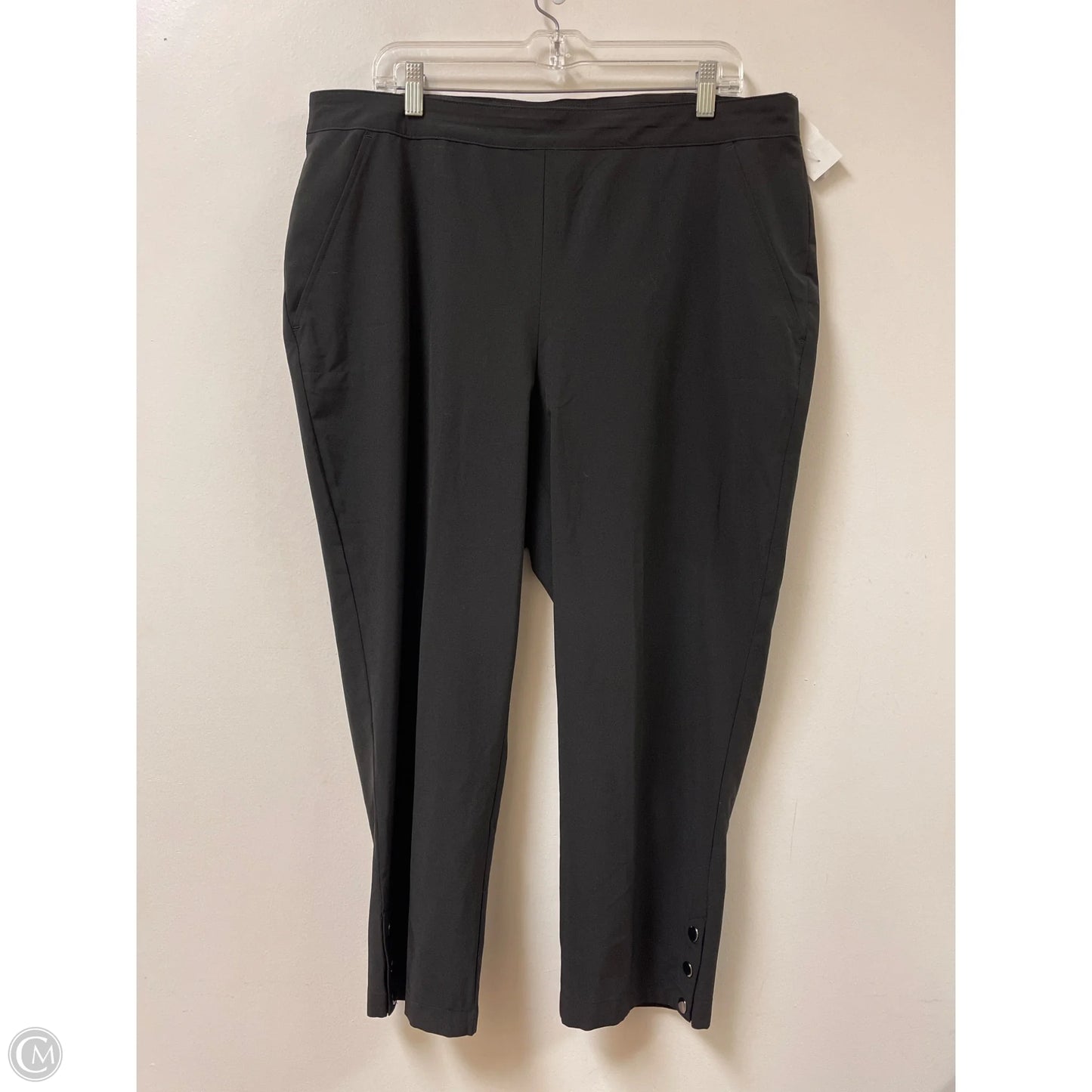 Athletic Pants By Chicos In Black, Size: 14