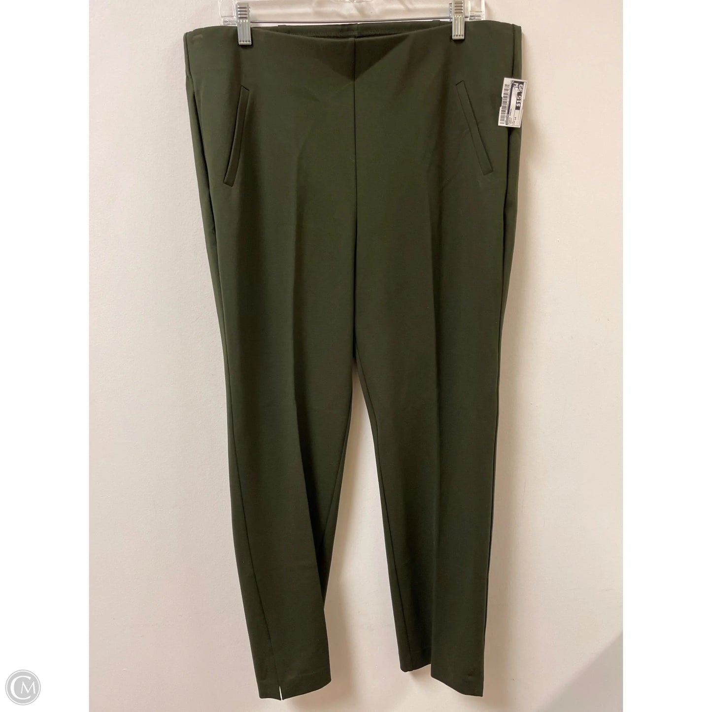 Pants Dress By Chicos In Green, Size: 14