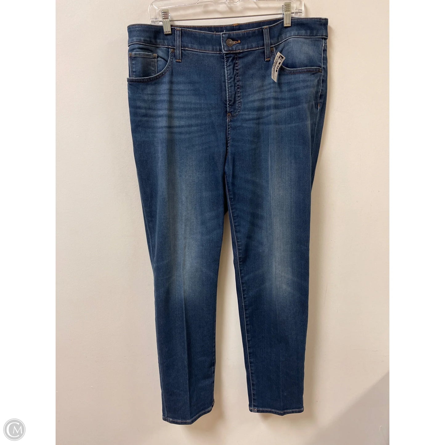 Jeans Skinny By Chicos In Blue Denim, Size: 14