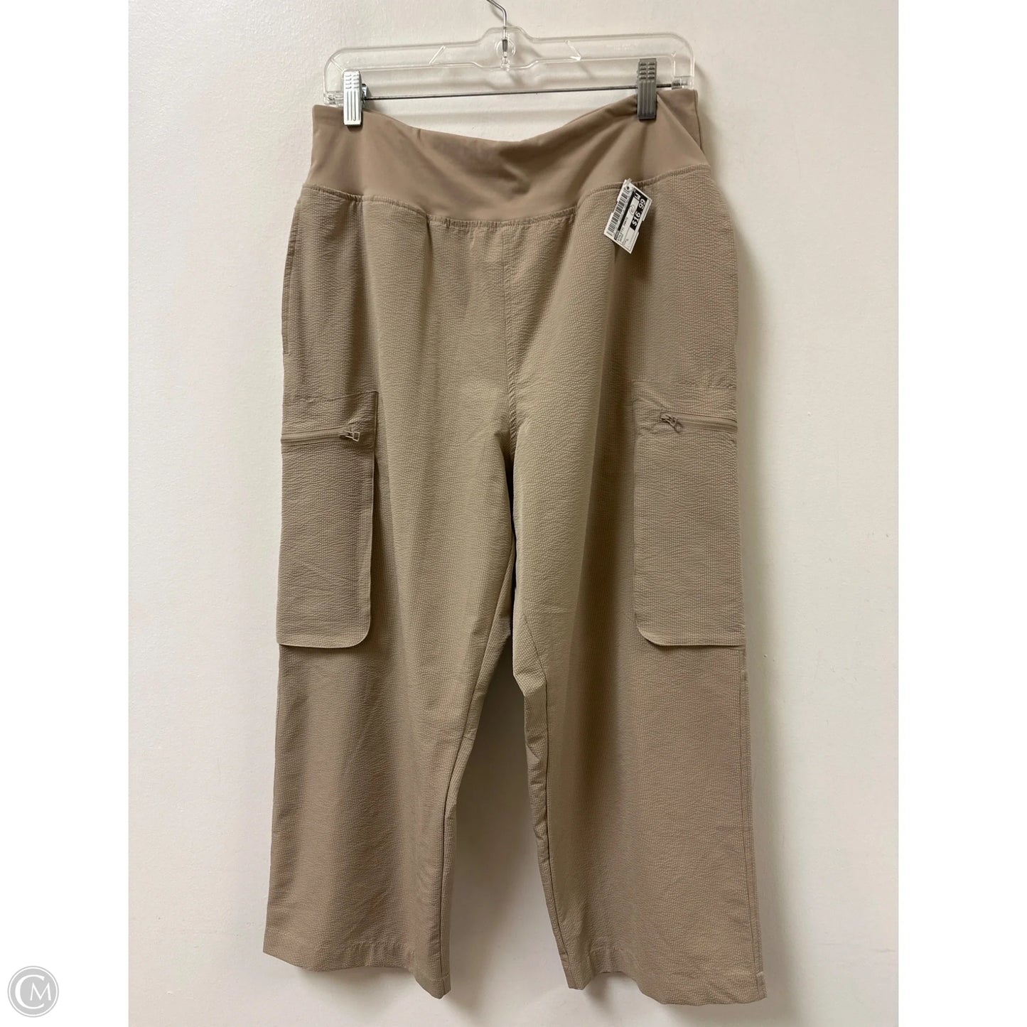 Athletic Pants By Sage In Brown, Size: L