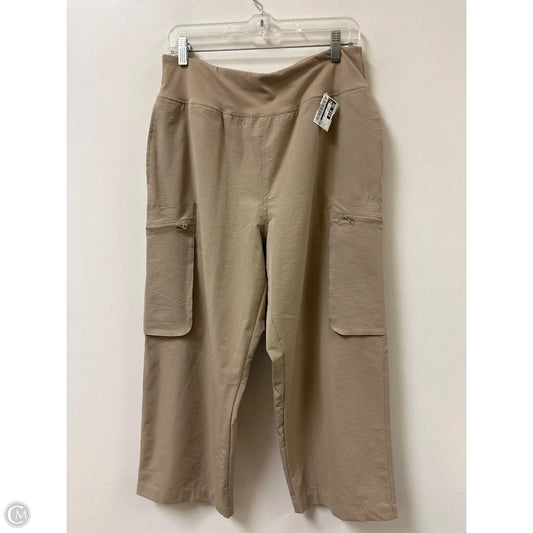 Athletic Pants By Sage In Brown, Size: L