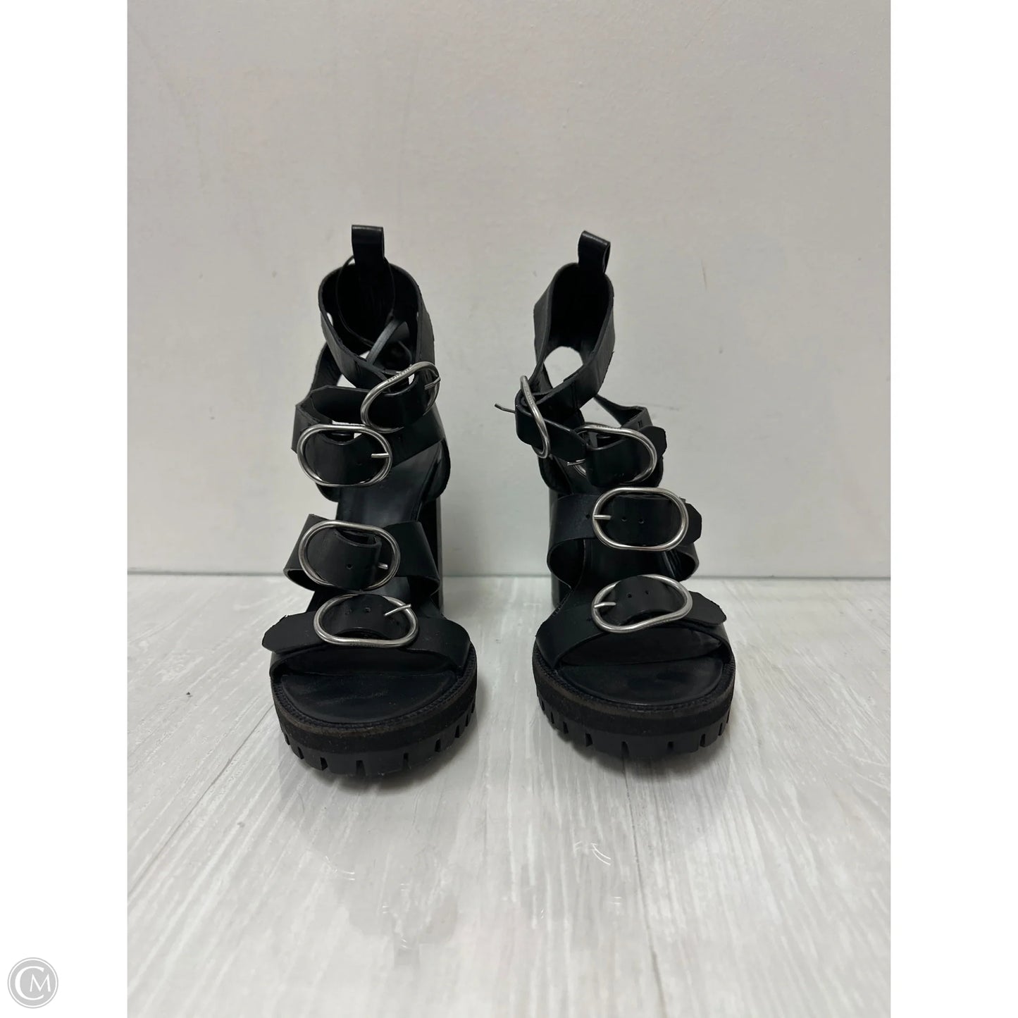 Sandals Designer By All Saints In Black, Size: 9.5