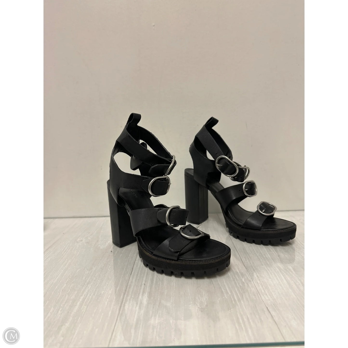 Sandals Designer By All Saints In Black, Size: 9.5