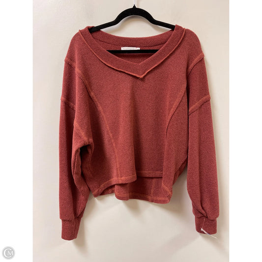 Sweater By Lush In Red, Size: L