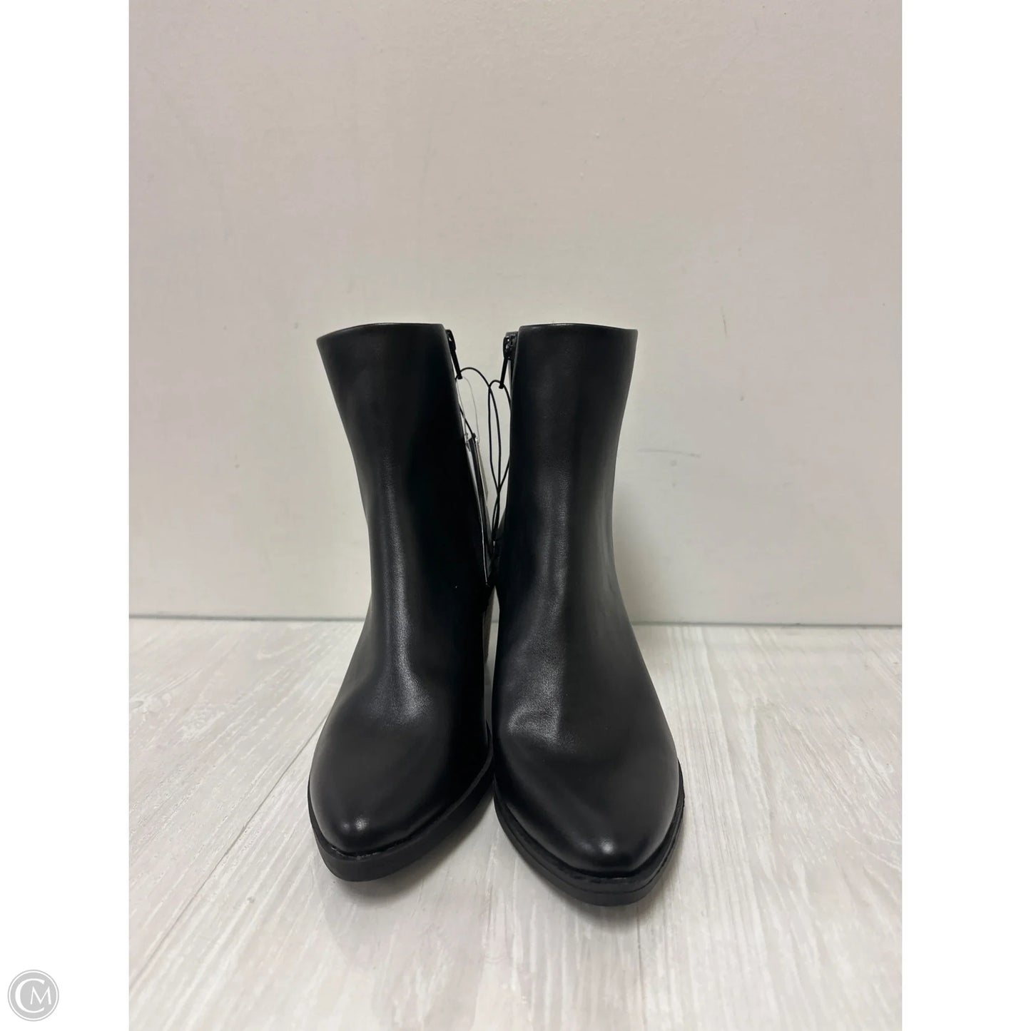 Boots Ankle Heels By Universal Thread In Black, Size: 7