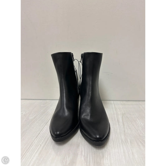 Boots Ankle Heels By Universal Thread In Black, Size: 7