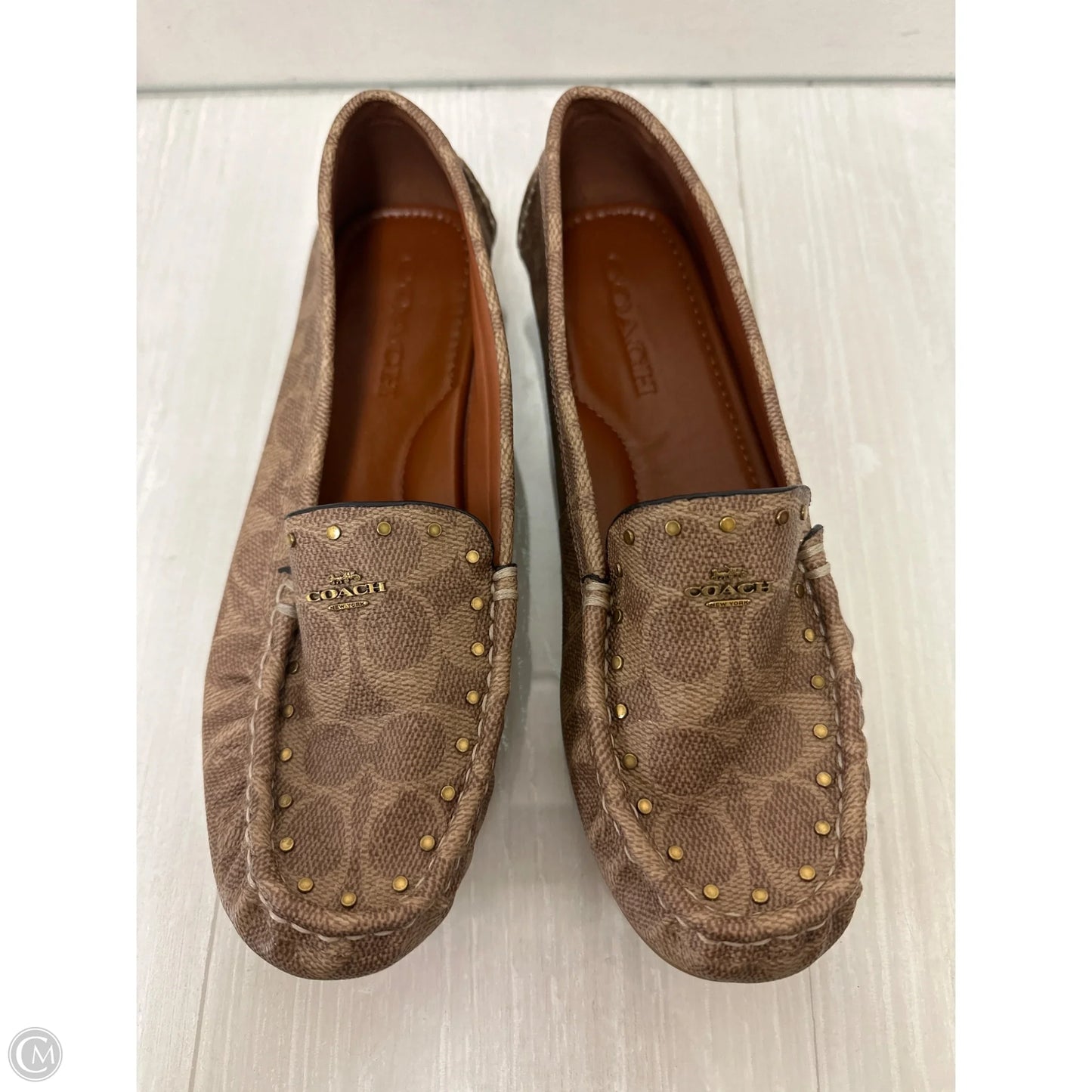 Shoes Designer By Coach In Brown, Size: 8