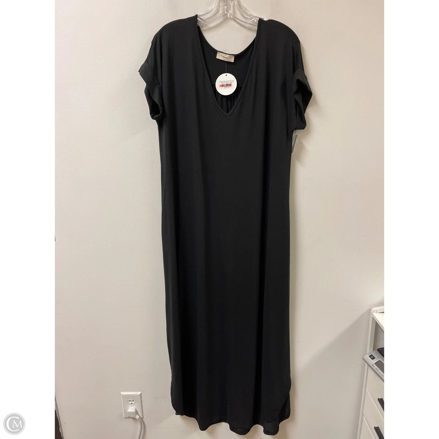 Dress Casual Maxi By Entro In Black, Size: L