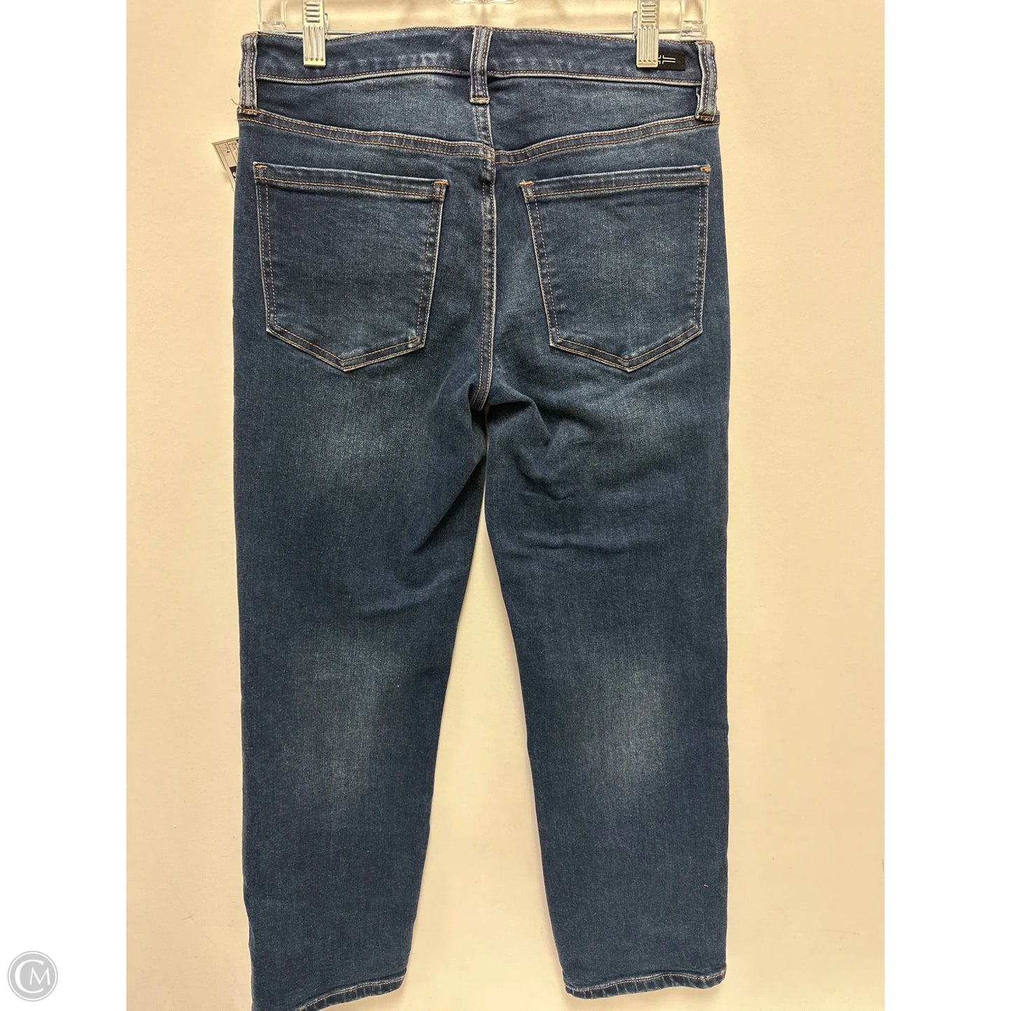 Jeans Straight By Liverpool In Blue Denim, Size: 4