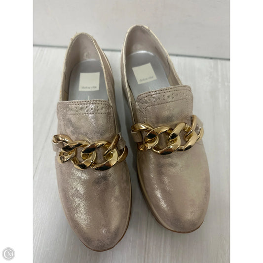 Shoes Heels Platform By Dolce Vita In Gold, Size: 7.5