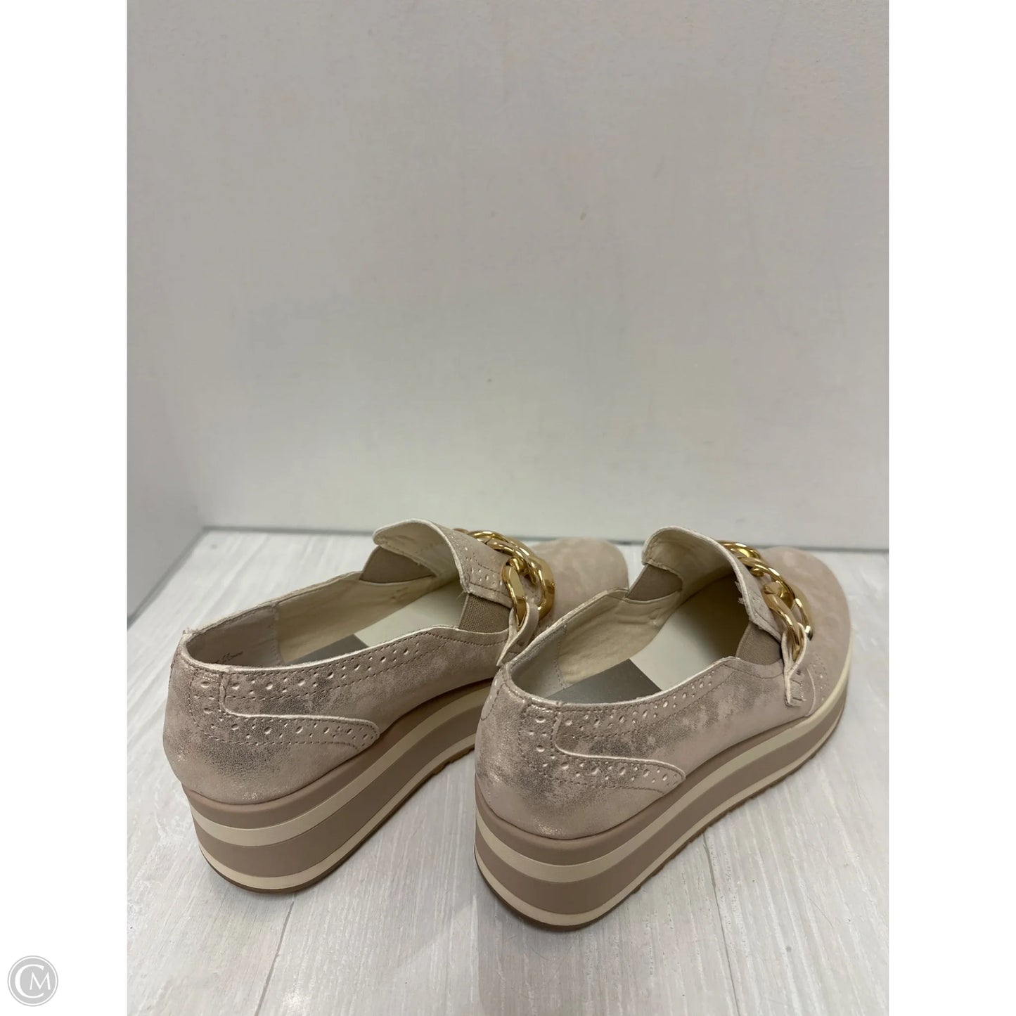 Shoes Heels Platform By Dolce Vita In Gold, Size: 7.5