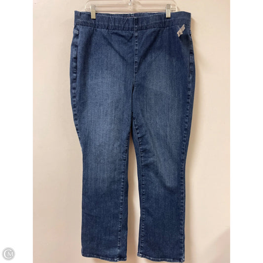 Pants Leggings By Not Your Daughters Jeans In Blue Denim, Size: 1x