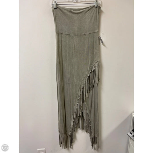 Skirt Maxi By Clothes Mentor In Grey, Size: Xl