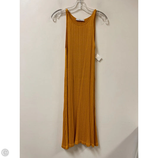 Dress Casual Midi By Zara In Yellow, Size: S