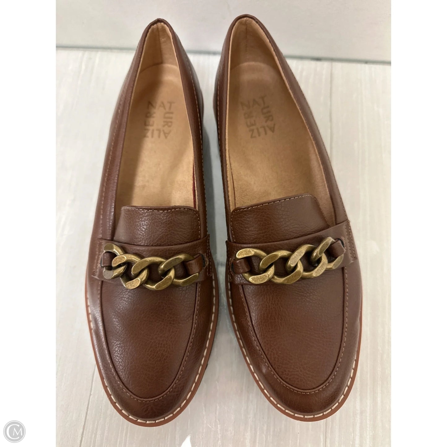 Shoes Heels Wedge By Naturalizer In Brown, Size: 8