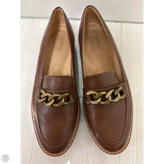 Shoes Heels Wedge By Naturalizer In Brown, Size: 8