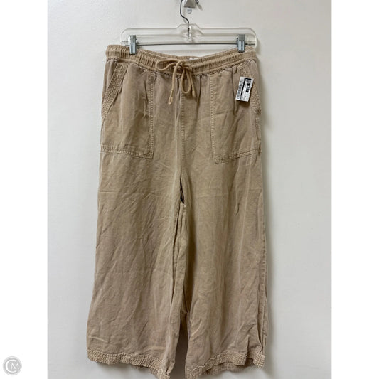 Pants Linen By Joie In Tan, Size: Xl