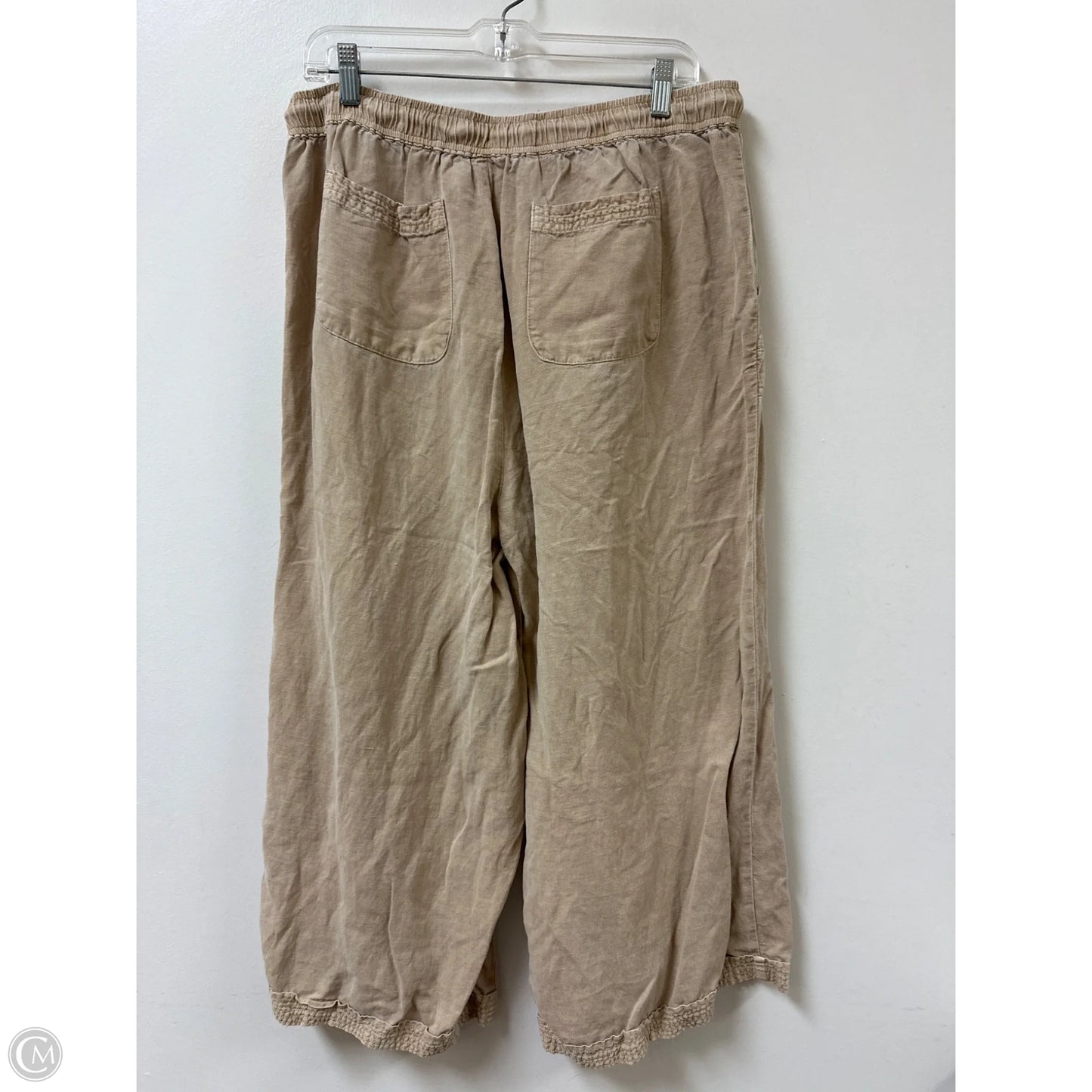 Pants Linen By Joie In Tan, Size: Xl