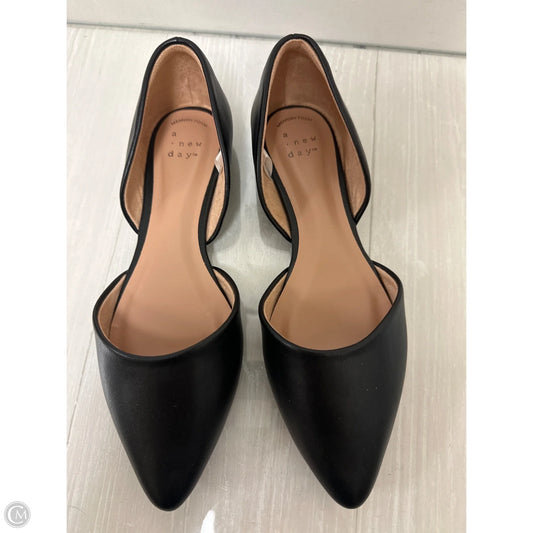 Shoes Flats By A New Day In Black, Size: 6.5