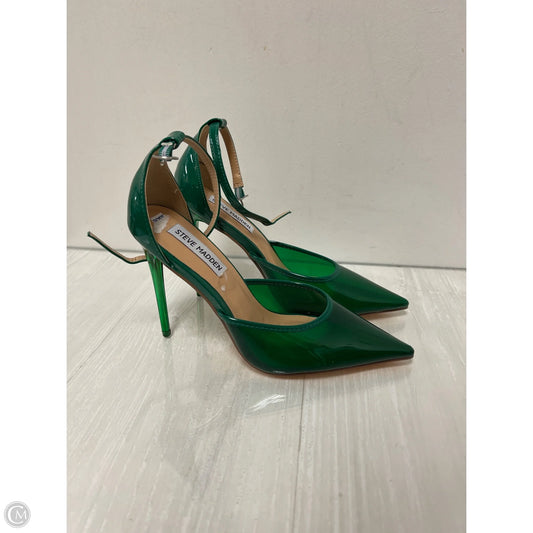 Shoes Heels Stiletto By Steve Madden In Green, Size: 5.5