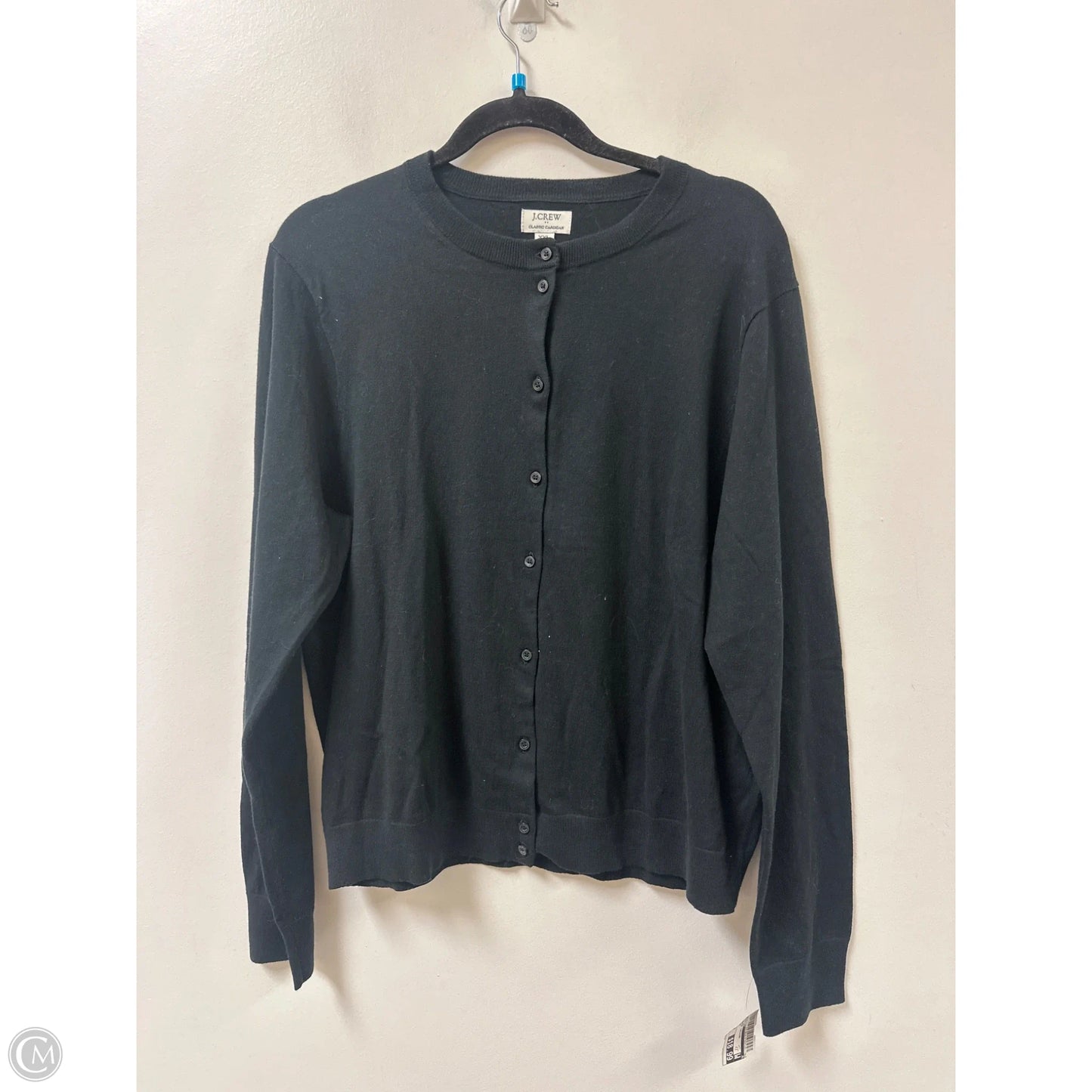Sweater Cardigan By J. Crew In Black, Size: 1x