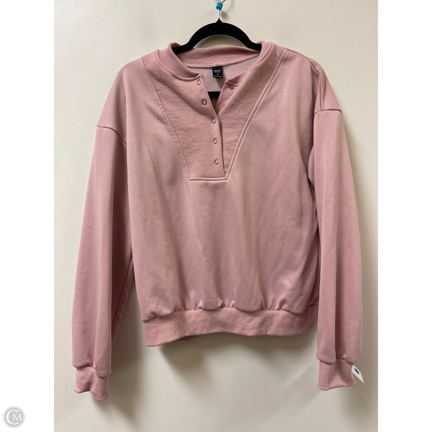 Sweater By Emery Rose In Pink, Size: M