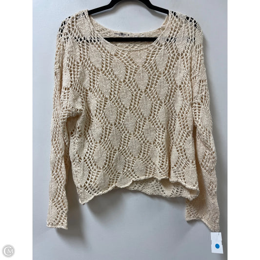 Sweater By Natural Life In Cream, Size: M
