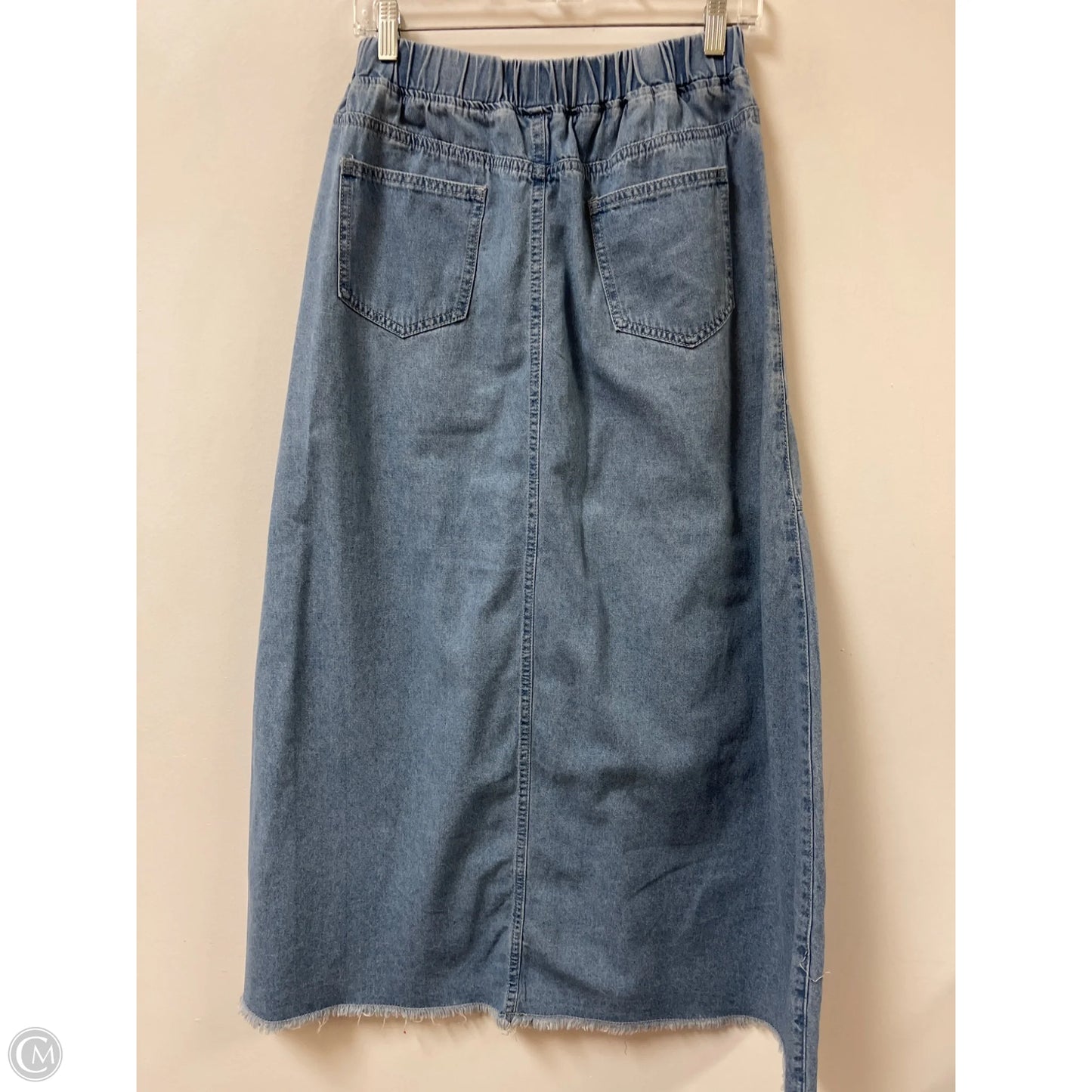 Skirt Maxi By Clothes Mentor In Blue Denim, Size: 4