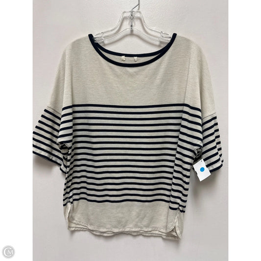 Top Short Sleeve By Clothes Mentor In Striped Pattern, Size: M