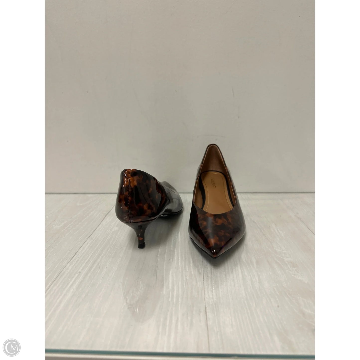 Shoes Heels Kitten By Vionic In Brown, Size: 9