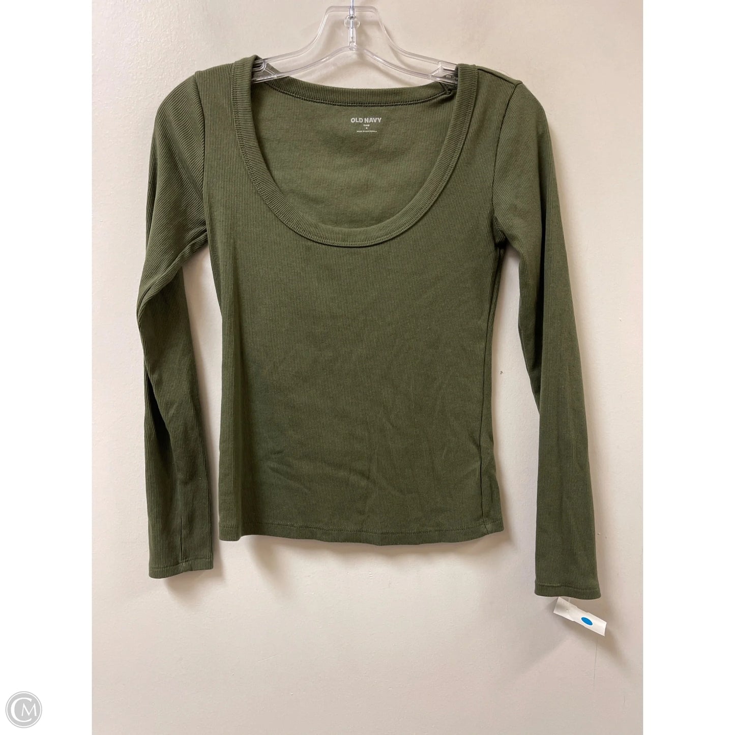 Top Long Sleeve By Old Navy In Green, Size: S