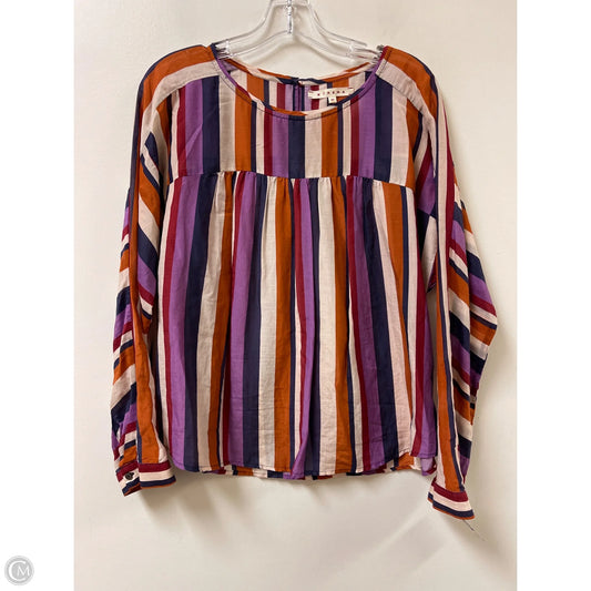 Top Long Sleeve By Clothes Mentor In Multi-colored, Size: M
