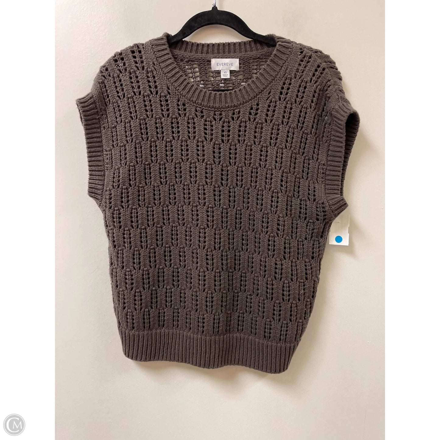 Sweater Short Sleeve By Evereve In Brown, Size: Xs