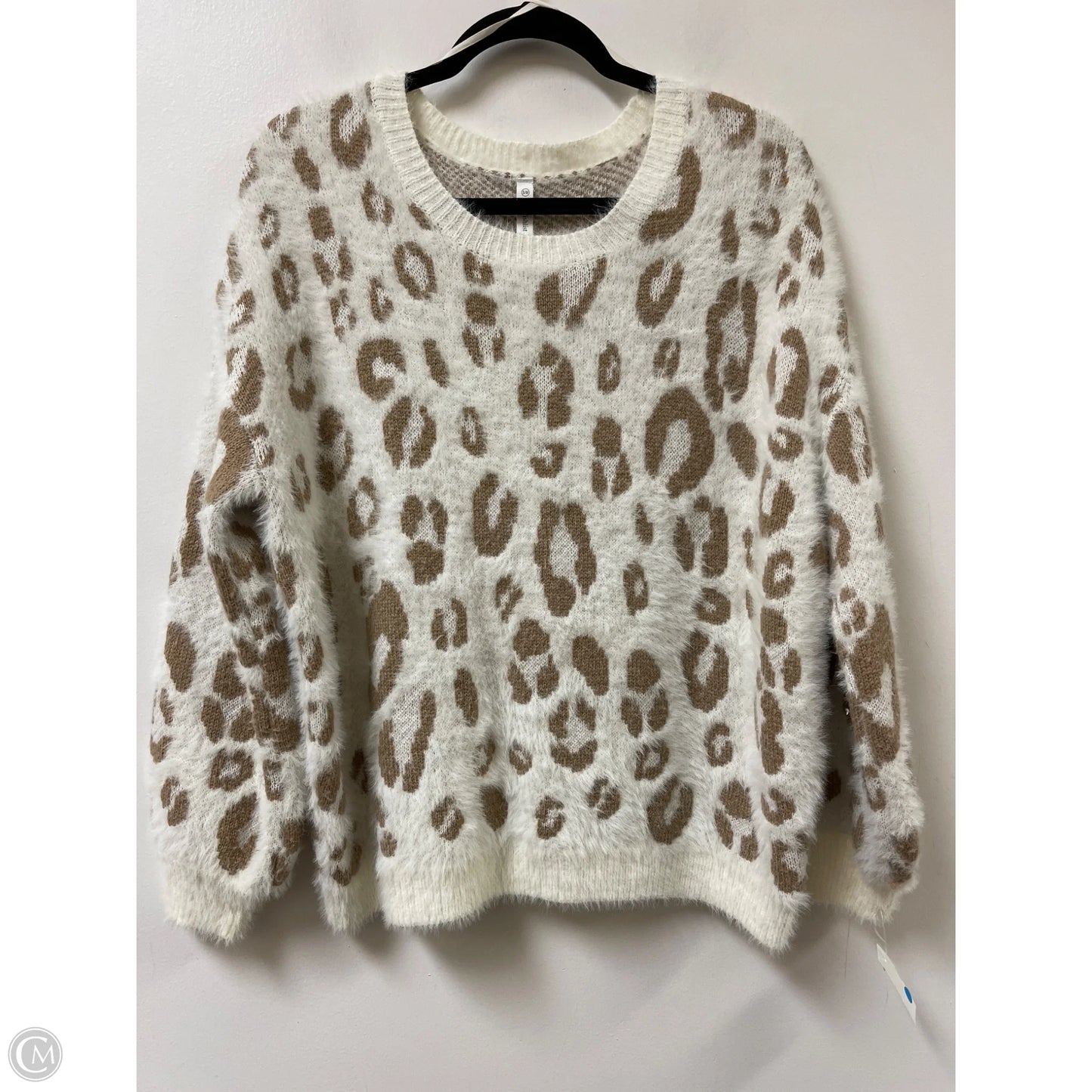 Sweater By Wishlist In Animal Print, Size: M