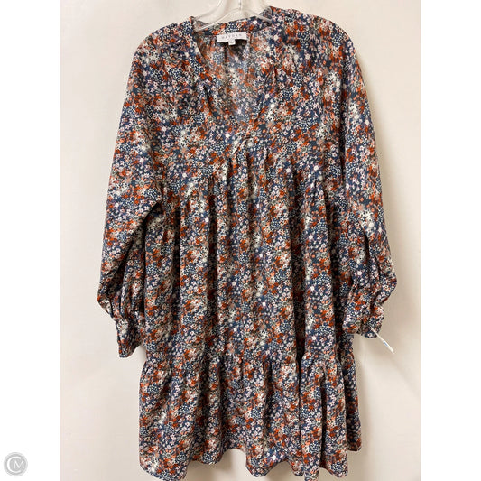 Dress Casual Midi By Hayden La In Floral Print, Size: L