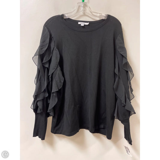 Top Long Sleeve By Chicos In Black, Size: Xl