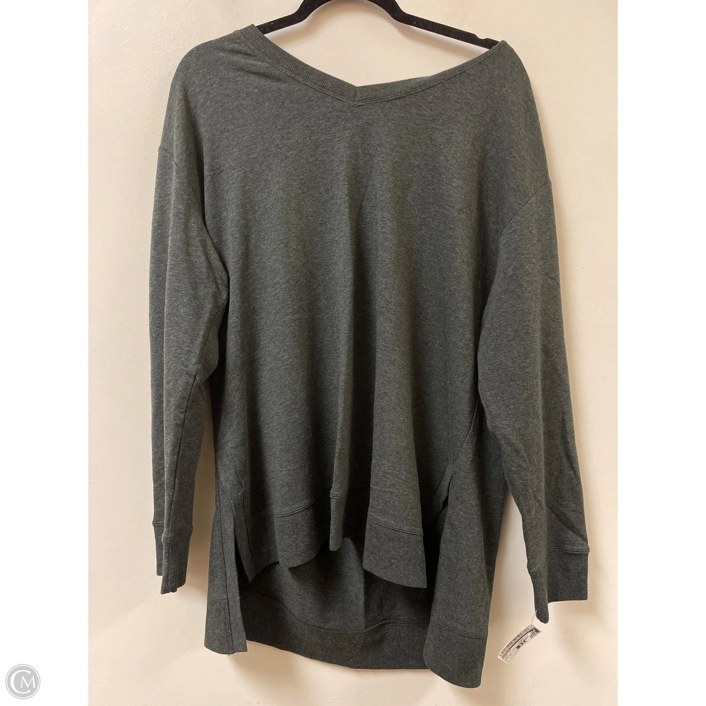 Sweater By Chicos In Grey, Size: Xl