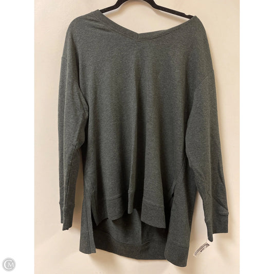 Sweater By Chicos In Grey, Size: Xl