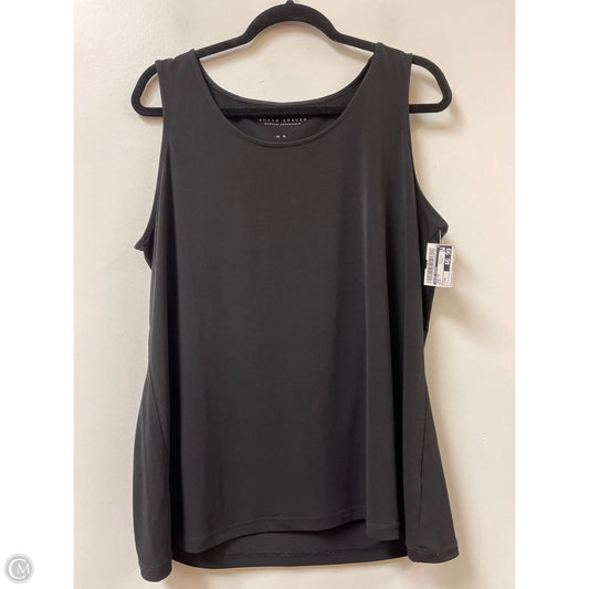 Tank Top By Susan Graver In Black, Size: Xl