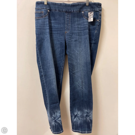 Pants Leggings By Chicos In Blue Denim, Size: 14