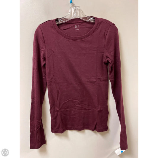 Top Long Sleeve By Gap In Red, Size: S