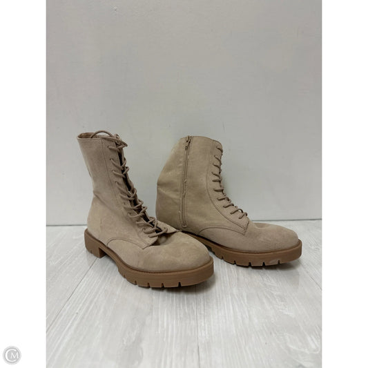 Boots Combat By Loft In Cream, Size: 8.5